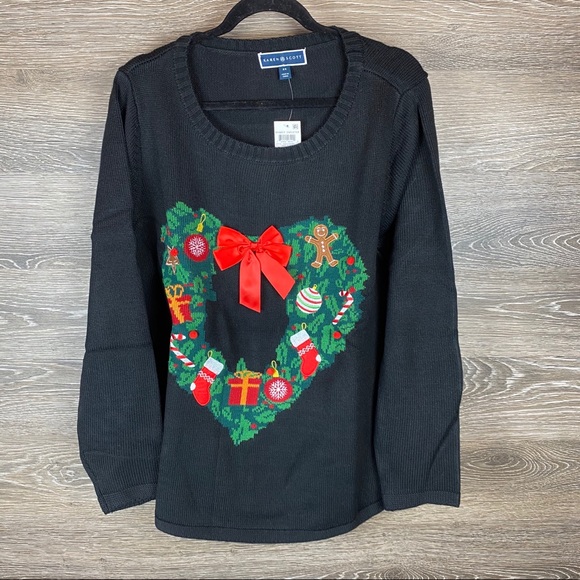 Karen Scott Sweaters - Karen Scott Christmas Sweater NWT